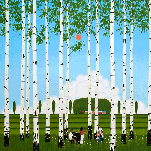 移動筆 夫婦鶴 漆額アートフレーム イドンピル 이동필 Lee Dong Pil 이수동 Lee Soo Dong | 아트앤에디션