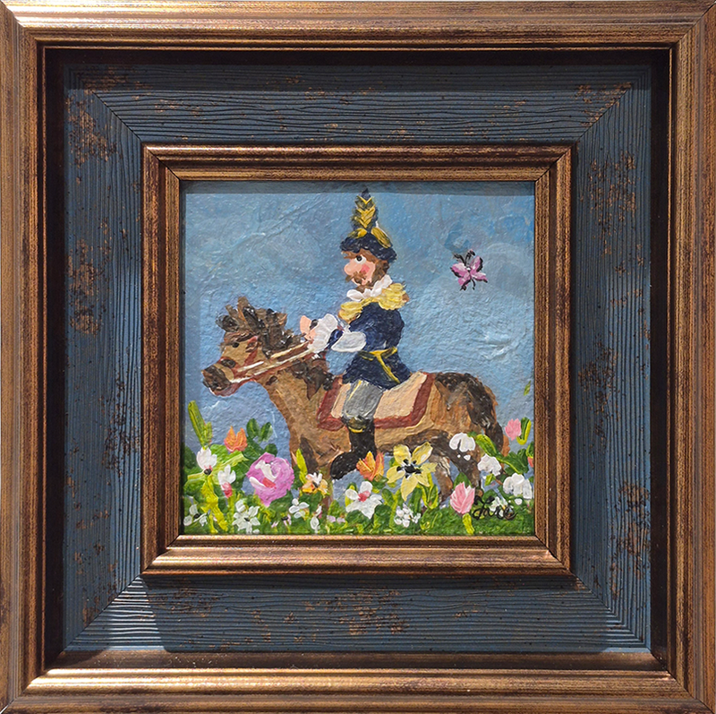 정재인, 말을 탄 기사