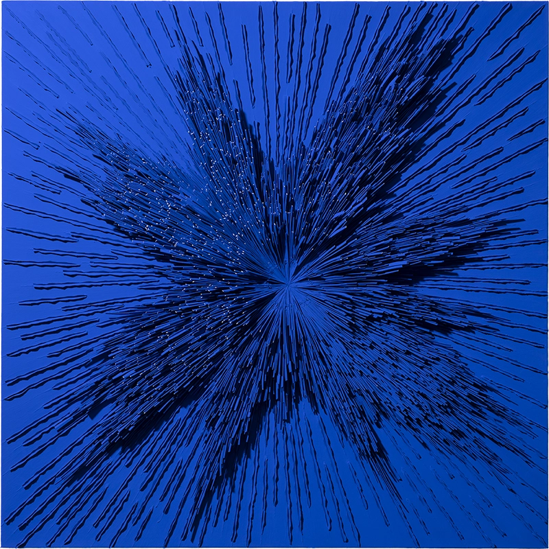 김세중, 공간의 재구성 No.23 (블루빛)