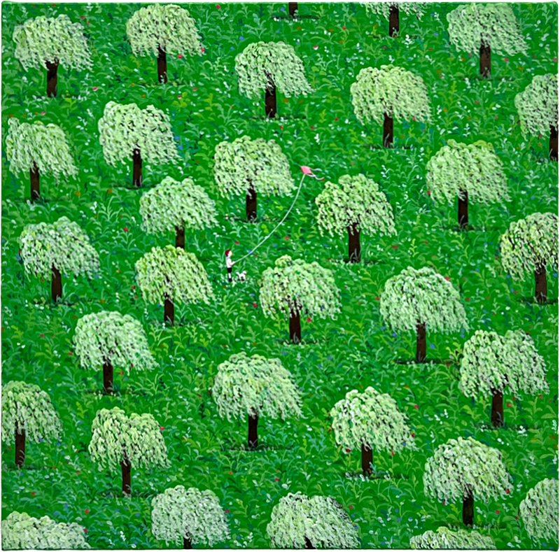 심봉민, 바람 부는 정원