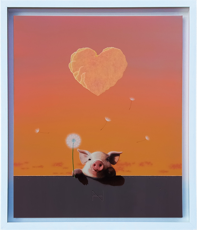 송형노, Olivia over the Wall (Yellow Heart Clolud, Orange Sky)