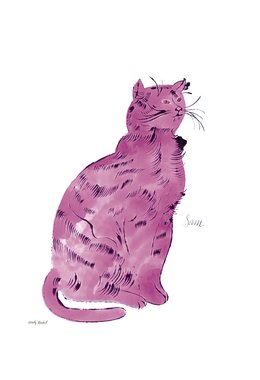 Cat From 25 Cats Named Sam and One Blue Pussy, C.1954 (Pink Sam)