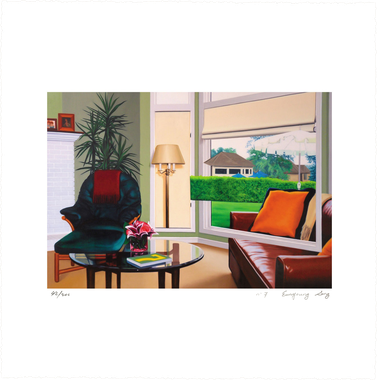 Scene7, Orange Cushion