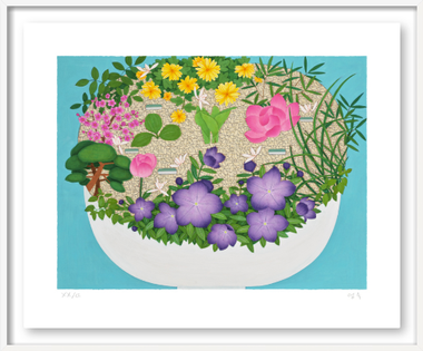 밥 2 화목 (액자포함)