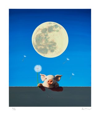 Olivia over the Wall (Full Moon)