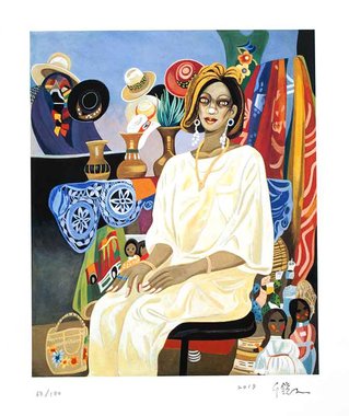 모자 파는 그라나다의 여인