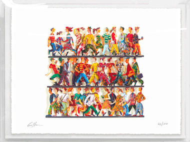 5th Avenue F (Paper Cut Art) (액자포함)