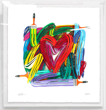 Graffiti Heartist (Paper Cut Art) (액자포함)