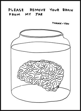 Please Remove Your Brain From My Jar (액자포함)