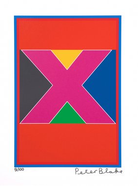 The Dazzle Alphabet Letter X