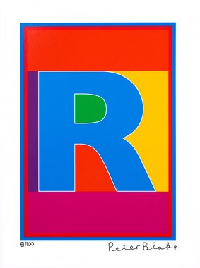 The Dazzle Alphabet Letter R