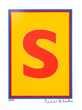 The Dazzle Alphabet Letter S