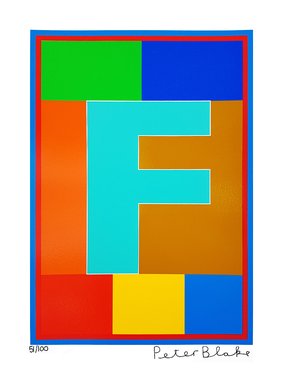 The Dazzle Alphabet Letter F