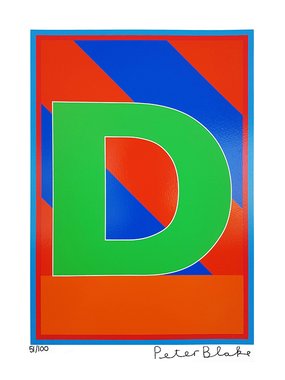 The Dazzle Alphabet Letter D
