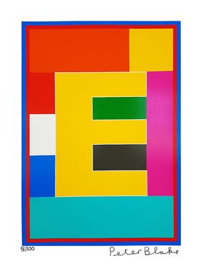 The Dazzle Alphabet Letter E