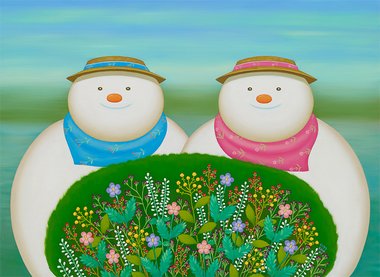 스노우맨 커플