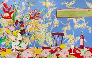 문득, 아름다운 오늘의 시간 2점  (100호)