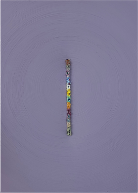 공간의 재구성(틈에서 스며나오는 연보랏빛) (30호)