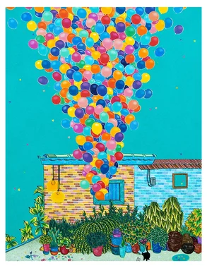 행복이 사는 집 (주문제작)