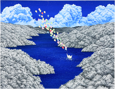 풍선을 쫓는 밤 (50호)