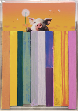 Olivia over the wood fence (20호) 