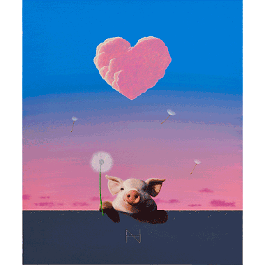 Olivia over the Wall (Pink Heart)  (20호)