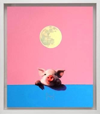 Olivia over the Wall (Sky Blue Wall)  (10호)