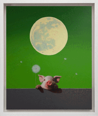 Olivia over the Wall (Full moon, G Wall) (20호)