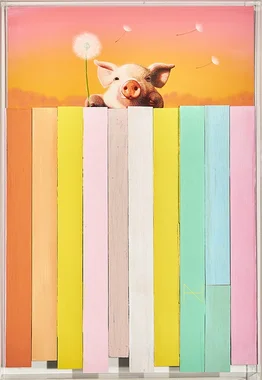 Olivia over the Wood Fence (20호)