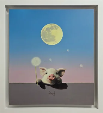 Olivia over the Wall (Full Moon)