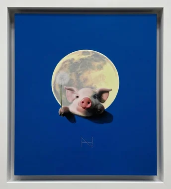Olivia in the Full Moon (Blue)