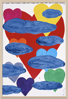 I WISH THE CLOUDS WERE NOT THERE (액자포함)