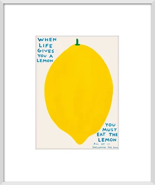 When Life Gives You A Lemon (액자포함)