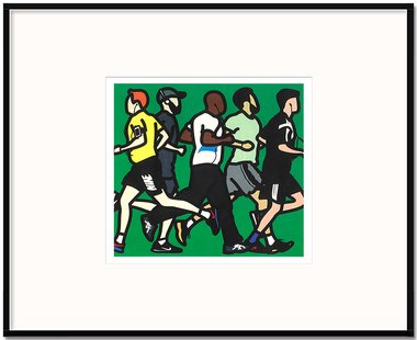 Running Men, Greetings Card. (액자포함)