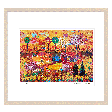 눈부신 햇살 아래서 (액자포함)