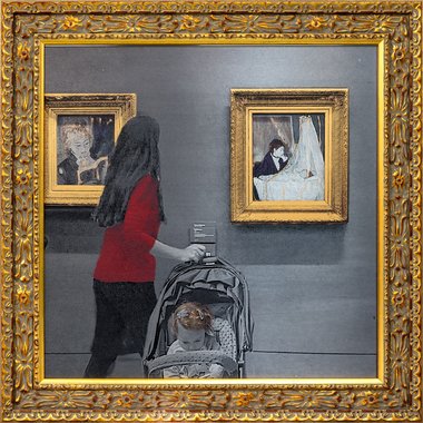 Flâneur in Museum (액자포함)