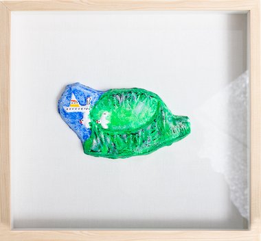 제주생활의 중도 (섬01) (액자포함)