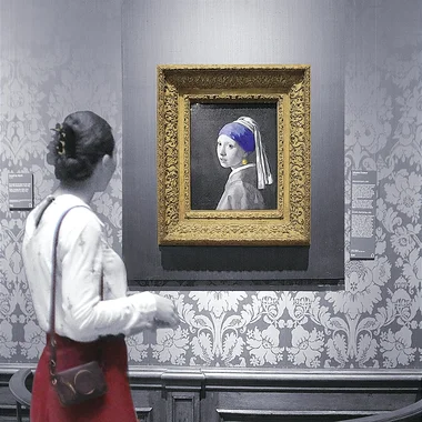 Flâneur in Museum