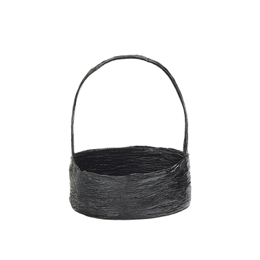 닥줄기 옻칠 바구니 S