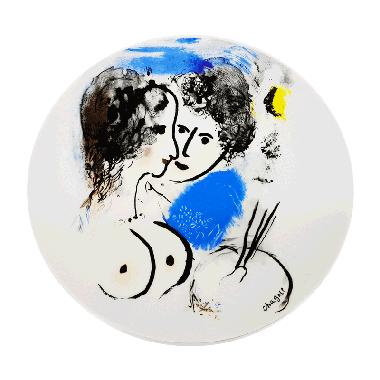 Le Peintre A La Palette (접시)