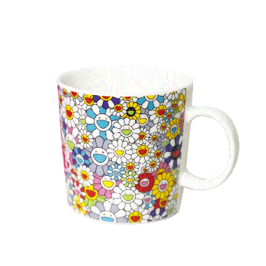 플라워 컬러 머그컵