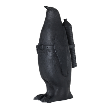 Penguin with Water Bottle (black)