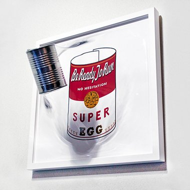 Be Ready to Run Egg-Red/white