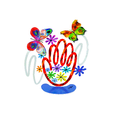 Hamsa With Butterflies