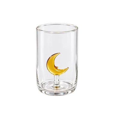 Shot glass with figurine