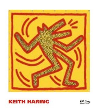 Untitled, 1982 (red dog on yellow)