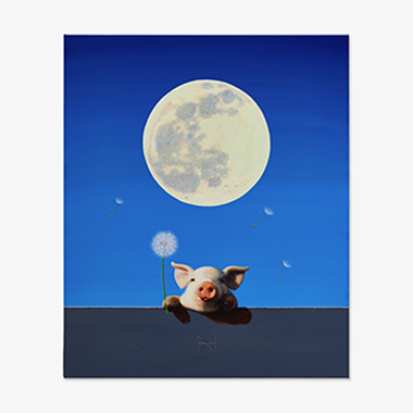 Olivia over the Wall (Full Moon)