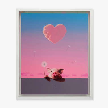Olivia over the Wall 2023 (Pink Heart Cloud)