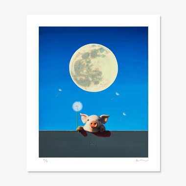 Olivia over the Wall (Full Moon)