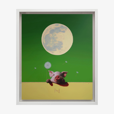 Olivia over the Wall (Full moon, Y Wall)